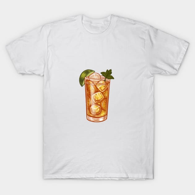 Fresh Mint Tea T-Shirt by MidaDesigns1